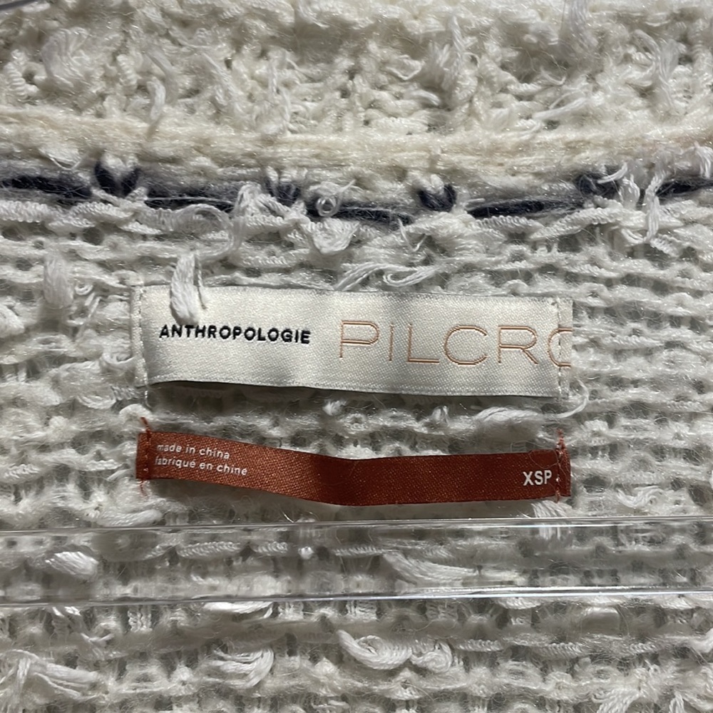 Anthro Pilcro Feathered Knit Sweater - Picture 4 of 5